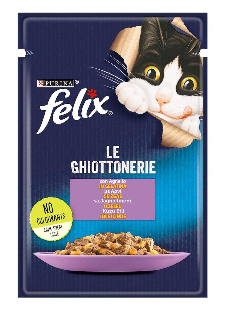Purina Felix Kuzu Eti Jöleli Yaş Kedi Maması 26x85 gr