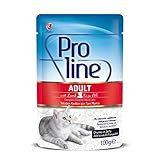 Pro Line Kuzu Eti Yetişkin Yaş Kedi Maması 100 gr