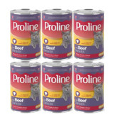 Pro Line Dana Eti Soslu Yetişkin Yaş Kedi Maması 6x400 gr