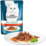Purina Perle Sığır Eti Soslu Yetişkin Yaş Kedi Maması 85 gr