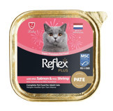 Reflex Plus Somonlu Kıyılmış Yetişkin Yaş Kedi Maması 85 gr