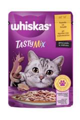 Whiskas Tasty Mix Kuzu Eti Yetişkin Yaş Kedi Maması 28x85 gr
