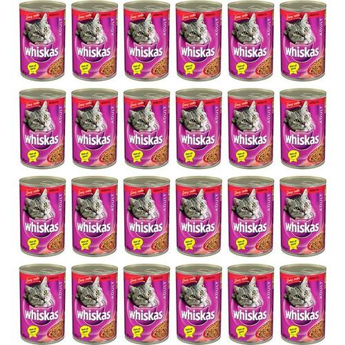 Whiskas Biftek Jöleli Yetişkin Yaş Kedi Maması 24x400 gr
