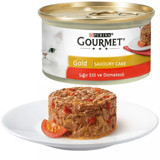 Purina Gourmet Gold Sığır Eti Parça Etli Soslu Yetişkin Yaş Kedi Maması 12x85 gr