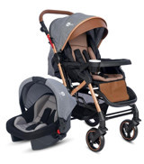 4 Baby AB 430 Çift Yönlü Katlanabilir Travel Sistem Bebek Arabası