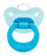Wee Baby Akide 0-6 Ay Ortodontik Yenidoğan Kiraz Uçlu Damaklı Silikon Emzik Mavi