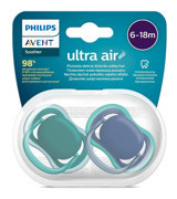 Philips Avent Ultra Air 6-18 Ay Ortodontik Silikon Emzik Çok Renkli