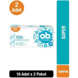 O.B. Comfort Süper Tampon 2x16'lı