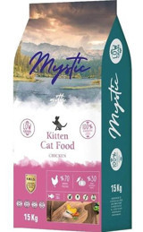 Mystic Kitten Tavuk Aromalı Yavru Kuru Kedi Maması 15 kg