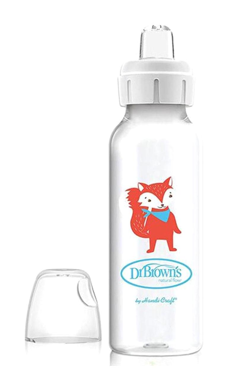 Dr. Brown's Sippy Spout Silikon 6+ Ay Şeffaf Biberon 250 ml