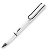Lamy Safari Siyah Renk Klipsli Beyaz 19Bs-M Dolma Kalem