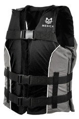 Mesica GDR 100 Deep Blue 50 Newton Sertifikalı Yetişkin Gri - Siyah L Can Yeleği