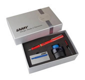 Lamy Safari Seti M G.Kutu Kırmızı Dolma Kalem