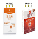 Heliocare Compact 50 Faktör Tüm Ciltler İçin Leke Karşıtı Nemlendirici Yağsız Suya Dayanıklı Yüz ve Vücut Güneş Kremi 10 ml