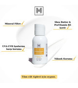 Mey Care 50 Faktör Tüm Ciltler İçin Nemlendirici Suya Dayanıklı Yüz Güneş Kremi 50 ml