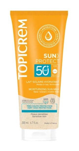 Topicrem Sun Protect Moisturizing 50 Faktör Tüm Ciltler İçin Nemlendirici Suya Dayanıklı Yüz ve Vücut Güneş Kremi 200 ml