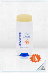 Beauugreen Daily Fresh Sun Stick 50 Faktör Tüm Ciltler İçin Leke Karşıtı Nemlendirici Yağsız Suya Dayanıklı Yüz ve Vücut Güneş Kremi 16 ml