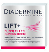 Diadermine Lıft+Super Fıller 50 Faktör Tüm Ciltler İçin Leke Karşıtı Nemlendirici Yaşlanma Karşıtı Yağsız Suya Dayanıklı Yüz Güneş Kremi 50 ml