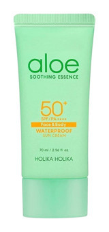 Holika Holika Holika Aloe Soothing Essence 50 Faktör Tüm Ciltler İçin Nemlendirici Suya Dayanıklı Yüz Güneş Kremi 70 ml