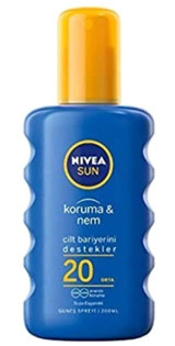 Nivea 20 Faktör Tüm Ciltler İçin Nemlendirici Suya Dayanıklı Yüz Güneş Kremi 200 ml
