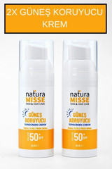 Naturamisse 50 Faktör Tüm Ciltler İçin Leke Karşıtı Nemlendirici Suya Dayanıklı Yüz Güneş Kremi 50 ml