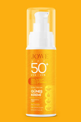 Jowe 50 Faktör Tüm Ciltler İçin Nemlendirici Suya Dayanıklı Yüz Güneş Kremi 100 ml
