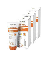 Dermokil 50 Faktör Tüm Ciltler İçin Nemlendirici Suya Dayanıklı Yüz Güneş Kremi 3x75 ml