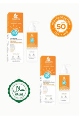 Sheon 50 Faktör Tüm Ciltler İçin Leke Karşıtı Nemlendirici Yağsız Suya Dayanıklı Yüz ve Vücut Güneş Kremi 100 ml