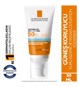 La Roche Posay Anthelios 50 Faktör Kuru Ciltler İçin Nemlendirici Suya Dayanıklı Yüz Güneş Kremi 50 ml