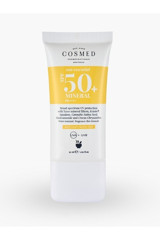 Cosmed 50 Faktör Tüm Ciltler İçin Nemlendirici Suya Dayanıklı Yüz Güneş Kremi 50 ml