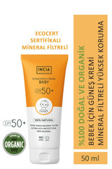 Incia 50 Faktör Tüm Ciltler İçin Leke Karşıtı Nemlendirici Suya Dayanıklı Yüz Güneş Kremi 50 ml