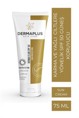 Dermaplus Md Derma Fluid 50 Faktör Tüm Ciltler İçin Leke Karşıtı Nemlendirici Yağsız Suya Dayanıklı Yüz ve Vücut Güneş Kremi 75 ml