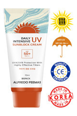 Bispack Daily Intensive 50 Faktör Tüm Ciltler İçin Leke Karşıtı Nemlendirici Yağsız Suya Dayanıklı Yüz ve Vücut Güneş Kremi 50 ml