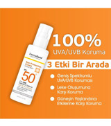Dermaderm Laboratories 50 Faktör Tüm Ciltler İçin Nemlendirici Suya Dayanıklı Yüz Güneş Kremi 50 ml