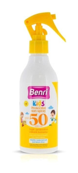 Benri 50 Faktör Tüm Ciltler İçin Nemlendirici Suya Dayanıklı Yüz Güneş Kremi 150 ml