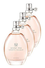 Avon Scent Mix Romantic Bouquet EDT Çiçeksi Kadın Parfüm 3x30 ml