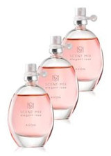 Avon Scent Mix Elegant Rose EDT Gül Kadın Parfüm 3x30 ml