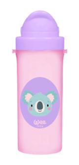 Wee Baby Friends Pipetli Kulpsuz 6+ Ay 300 ml Alıştırma Bardağı Pembe