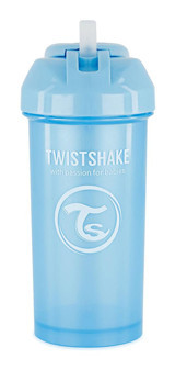 Twistshake Pipetli Kulpsuz 6+ Ay 360 ml Alıştırma Bardağı Mavi