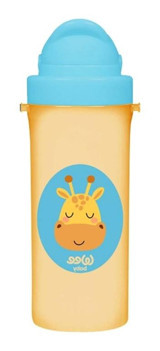Wee Baby Pipetli Kulpsuz 6 + Ay 300 ml Alıştırma Bardağı Turuncu