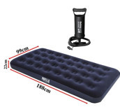 Bestway Bw119 Katlanır Kamp Tek Kişilik Şişme Yatak Lacivert
