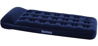 Bestway 67223 Katlanır Ev Tipi 185x76x28 cm Tek Kişilik Şişme Yatak Mavi