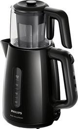 Philips HD7301 - 00 Cam Demlikli 1700 W Plastik Gövdeli İnox Vintage Çay Makinesi