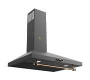 GL General GLD 021RS Rustic 115 W 650 m3/h 60 cm Bacalı Duvar Tipi Damlumbaz Gri