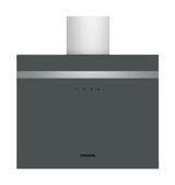 Siemens LC65FCJ00T 165 W 649 m3/h 60 cm Cam Bacalı Duvar Tipi Damlumbaz Gümüş
