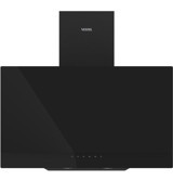 Vestel AD-63330 S 640 m3/h 60 cm Cam Karbon Filtreli Bacalı Duvar Tipi Damlumbaz Siyah