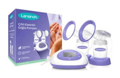Lansinoh 2'si 1 Arada Çiftli Elektrikli Göğüs Pompası