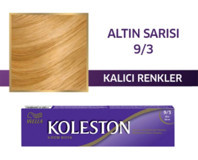 Wella Koleston 9.3 Altın Sarı Krem Saç Boyası 50 ml