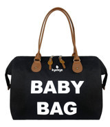 Bye Bye Baby Bag Fermuarlı Bebek Kol Çantası Siyah