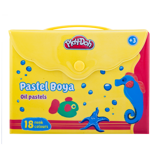 Play-Doh Çantalı 18'li Yağlı Pastel Boya Seti